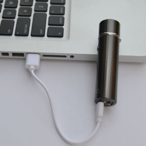 Ion Electrode Dual Arc Lighter - Metallic Black