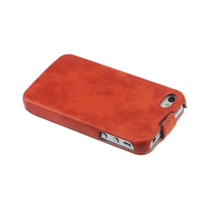 FITTING CASE APPLE IPHONE 4/4S HORSE SKIN PATTERN ORANGE