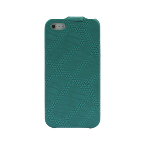 FITTING CASE APPLE IPHONE 5 HORSE SKIN PATTERN BLUE
