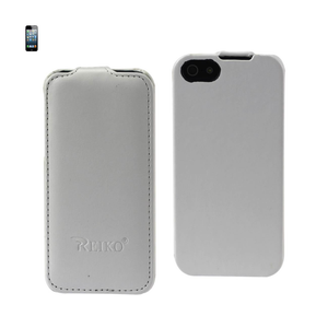 FITTING CASE APPLE IPHONE 5 HORSE SKIN PATTERN WHITE