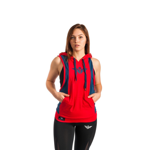 BORN TO LIFT TWO TONE STRINGER HOODIE
