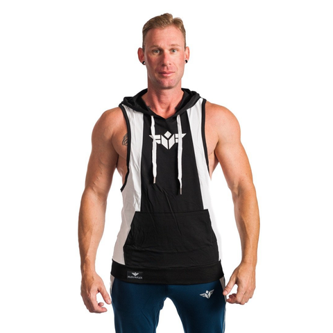 BORN TO LIFT TWO TONE STRINGER HOODIE