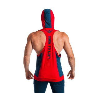 BORN TO LIFT TWO TONE STRINGER HOODIE