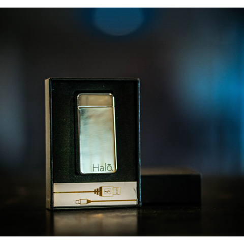 Fifth Element Electrode Dual Arc Lighter - Metallic Silver