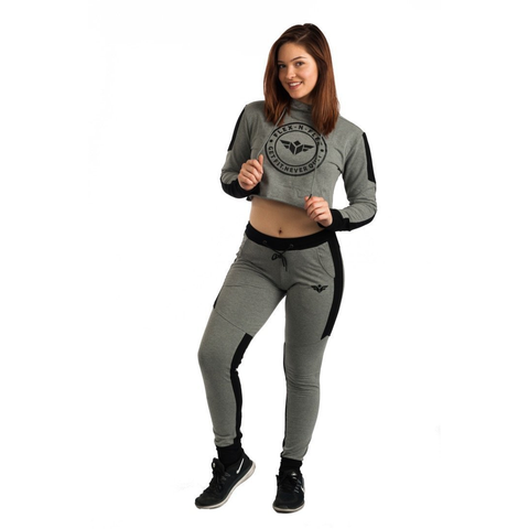 ACTIVE PLUSH CROP HOODIE
