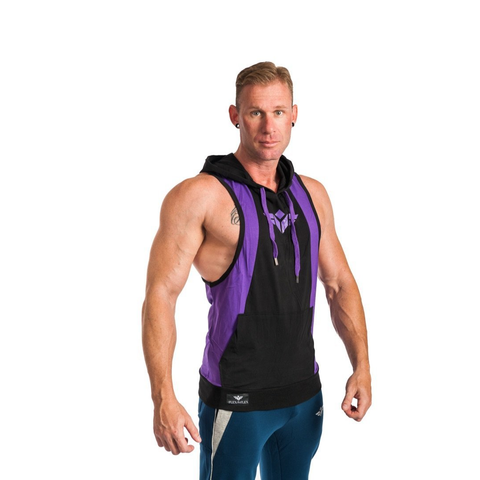 BORN TO LIFT TWO TONE STRINGER HOODIE