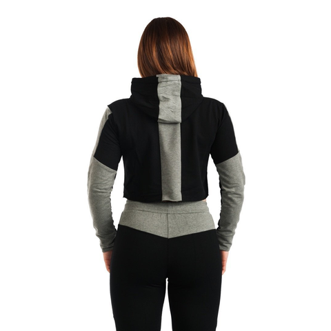 ACTIVE PLUSH CROP HOODIE