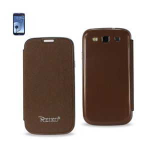 FITTING CASE WITH BATTERY COVER SAMSUNG GALAXY S3/ I9300 BROWN