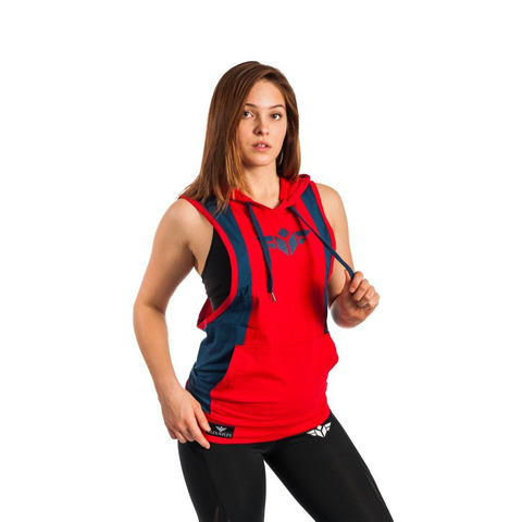 BORN TO LIFT TWO TONE STRINGER HOODIE