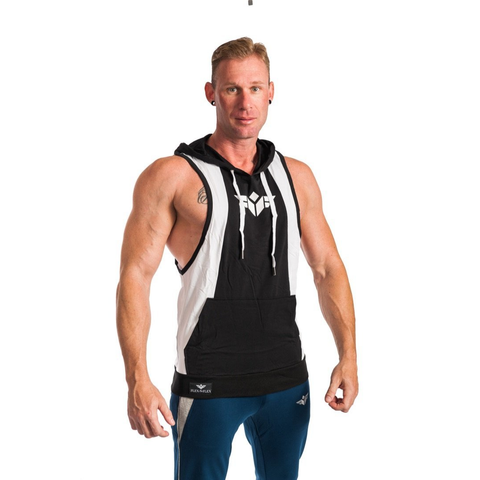 BORN TO LIFT TWO TONE STRINGER HOODIE