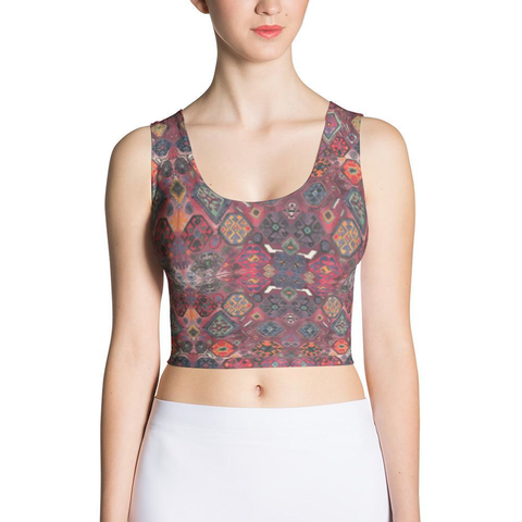 Cosmic Kilim Crop Tank