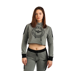 ACTIVE PLUSH CROP HOODIE