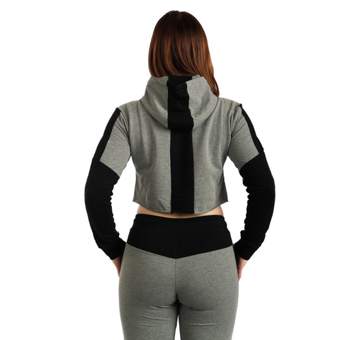 ACTIVE PLUSH CROP HOODIE