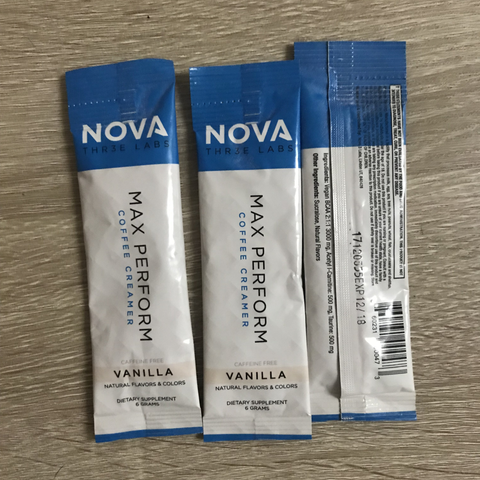 Vanilla Coffee Creamer BCAA (Max Perform)- 9 pack