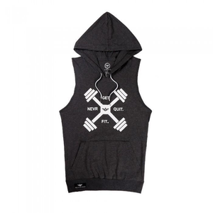 FLEX DUMBBELLS SLEEVELESS HOODIE