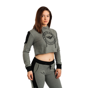 ACTIVE PLUSH CROP HOODIE