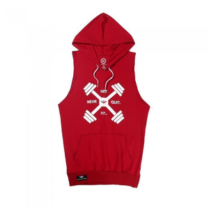 FLEX DUMBBELLS SLEEVELESS HOODIE