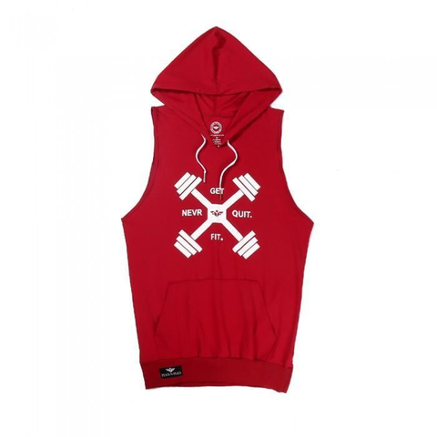 FLEX DUMBBELLS SLEEVELESS HOODIE