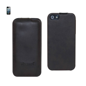 FITTING CASE APPLE IPHONE 5 HORSE SKIN PATTERN BROWN
