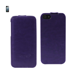 FITTING CASE APPLE IPHONE 5 HORSE SKIN PATTERN PURPLE