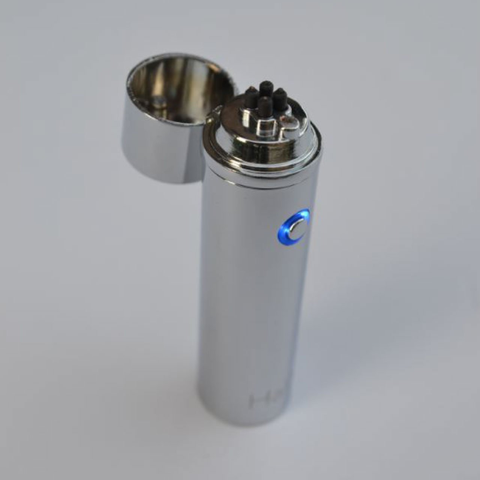 Ion Electrode Dual Arc Lighter - Metallic Silver