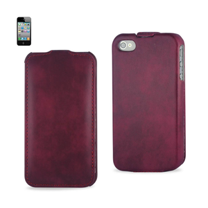 FITTING CASE APPLE IPHONE 4/4S HORSE SKIN PATTERN RED