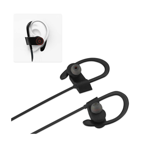 UNIVERSAL SPORT BLUETOOTH HEADPHONES WITH HD SOUND QUALITY AND SWEAT PROOF IN BLACK