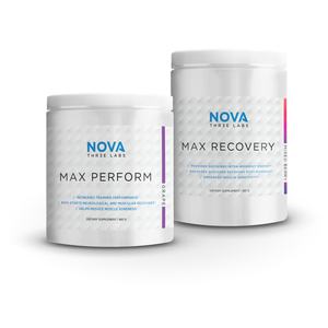 Max Perform (grape) / Max Recovery(mixed berry flavor) Stack